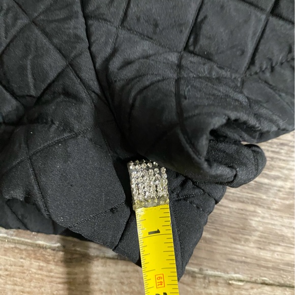 ZARA Quilted High Waisted Shorts Womens XS Black - Picture 2 of 6